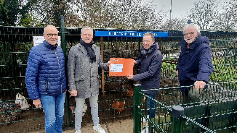 Kippenvel door donatie Dierenweide