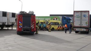 Trailer waait op chauffeur