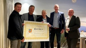 Fraaie cheque van Heeren van Scaghen