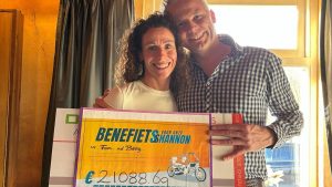 Weergaloos bedrag voor Shannon