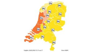 Code oranje door storm Franklin