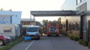 Containerbrandje op Witte Paal