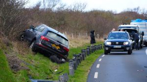 Eenzijdige crash in Callantsoog