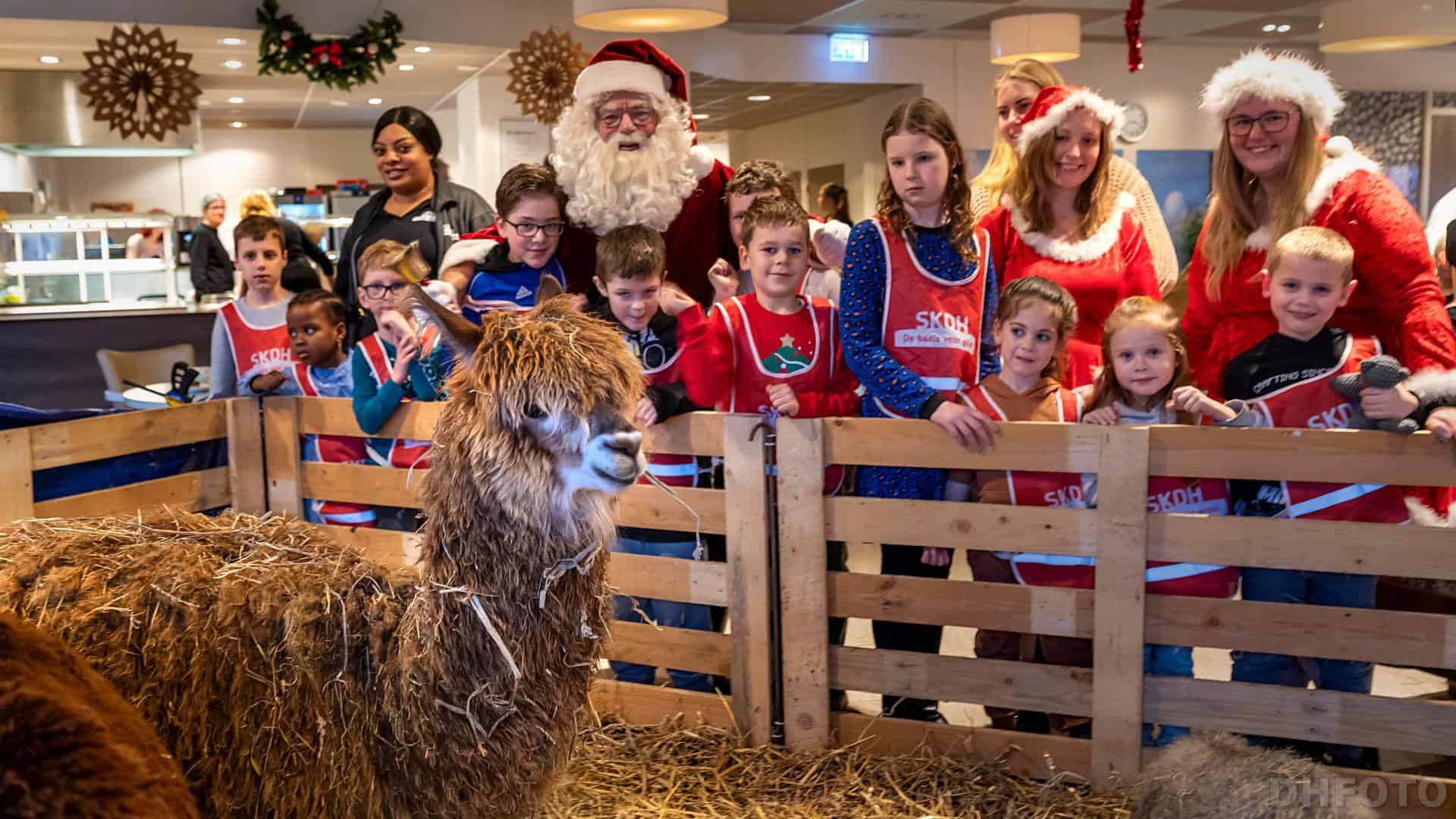 Levende kerststal in De Lichtboei