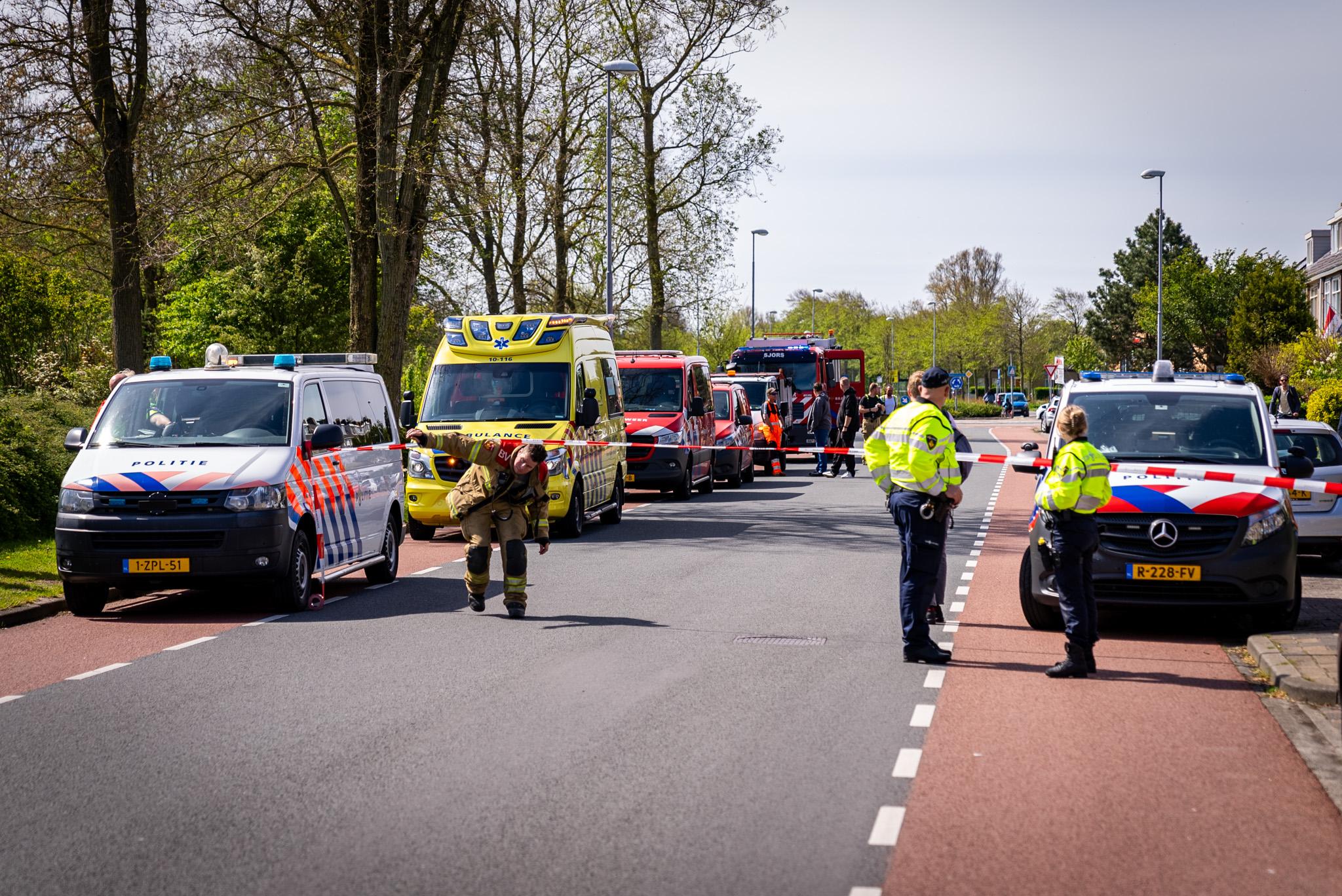 Video: Grote brand bij tuindersvereniging in Den Helder