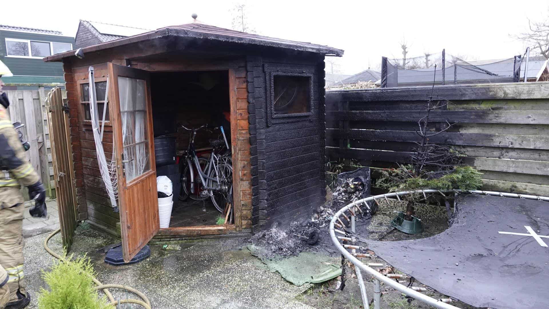 Fikse brand bij woning in Wieringerwerf