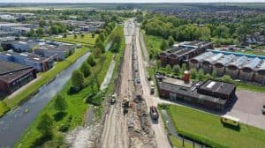 Bouwhekken A.C. de Graafweg (N241) voor een dagje geopend op de Dag van de Bouw