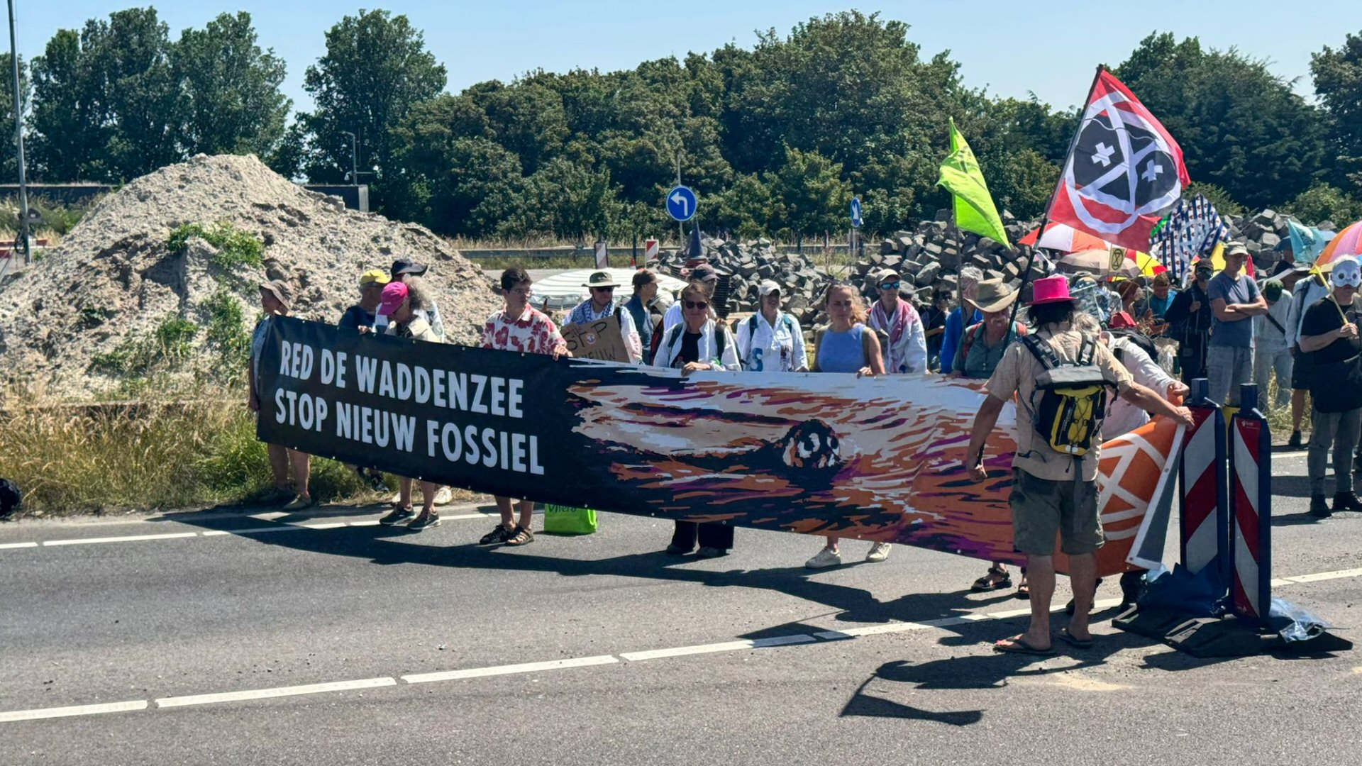 XR beëindigt actie Afsluitdijk vroegtijdig