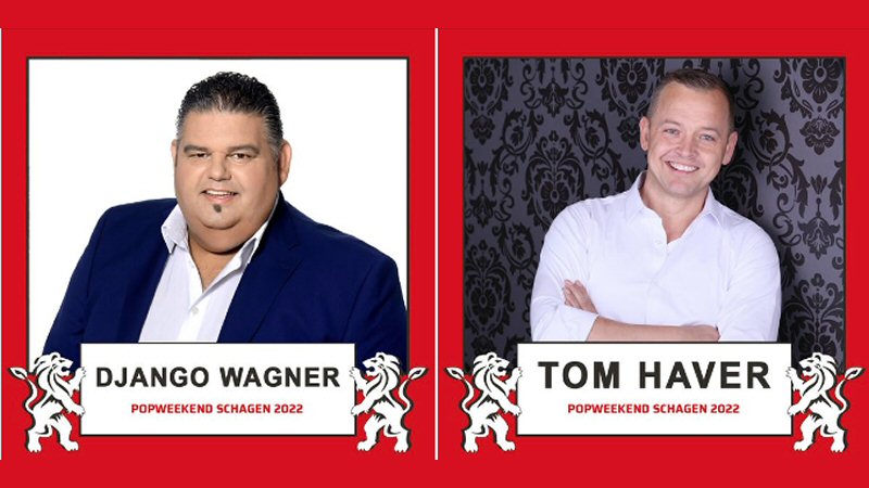 Django Wagner en Tom Haver op Popweekend