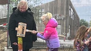 Eerste palen voor OBS De Snip