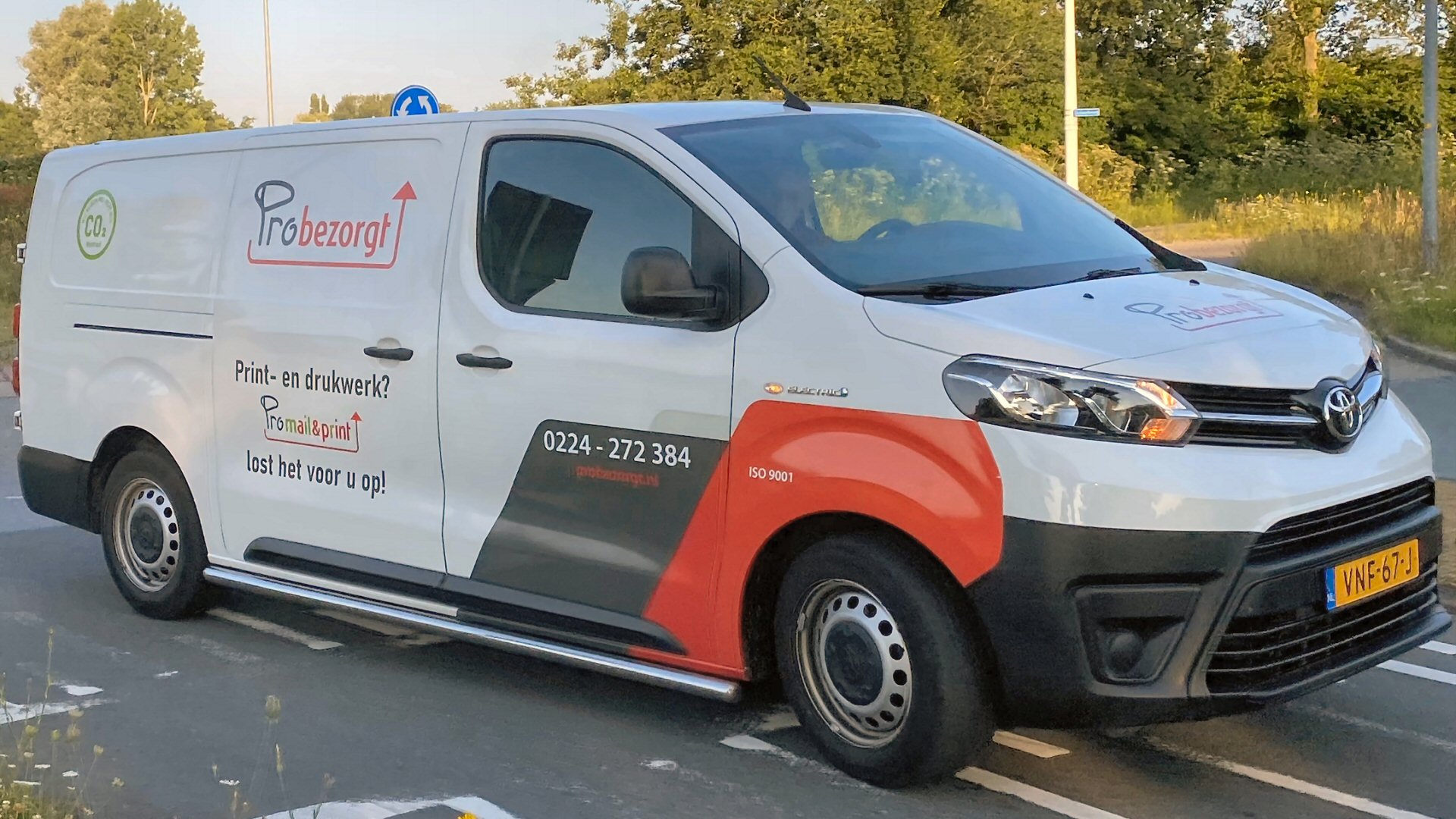 Probedrijven bezorgt post 100% elektrisch