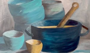 Expositie Elles Emans in bibliotheek Schagen