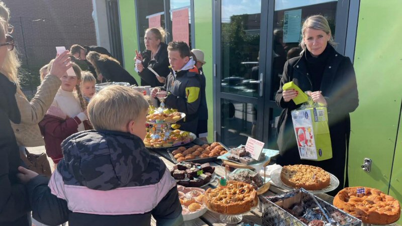 Springkussen, loterij en heel veel cupcakes