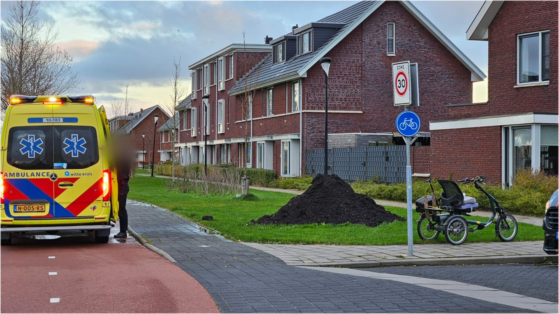 Fietser gewond bij botsing in Schagen