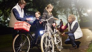 Gratis fietslampjes middelbare scholieren