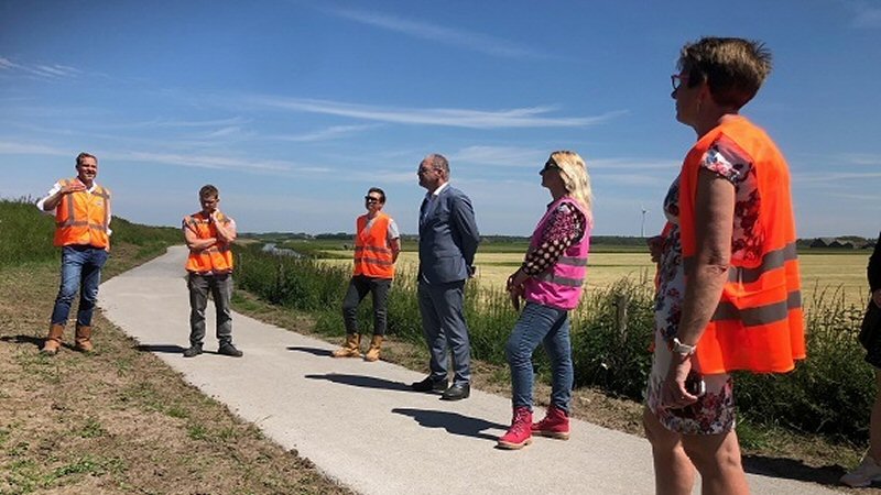 Fietspad Wierdijk in Hollands Kroon open