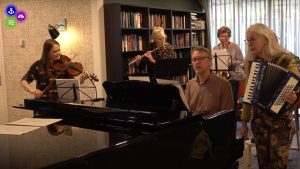 Ludieke flashmob bij Magnushof