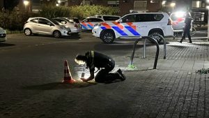 Flat in Den Helder beschoten