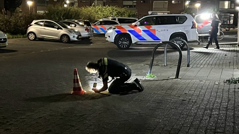 Flat in Den Helder beschoten