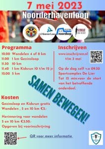 Noorderhavenloop SV Noordkop, Sportlust en Rotary op 7 mei