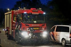 Politie en brandweer in touw na brandstichting
