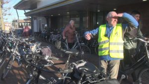 Fietschaos bij Makado