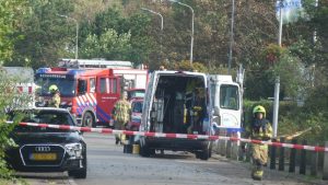 Gaslek in St. Maartensvlotbrug