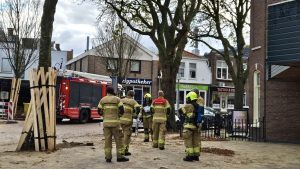 Gaslekkage aan de Markt in Schagen