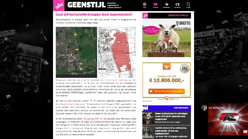 Schagen Oost opnieuw op GeenStijl.nl