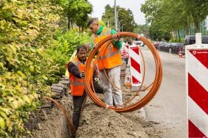 Grootschalige aanleg glasvezel in Hollands Kroon in 2023