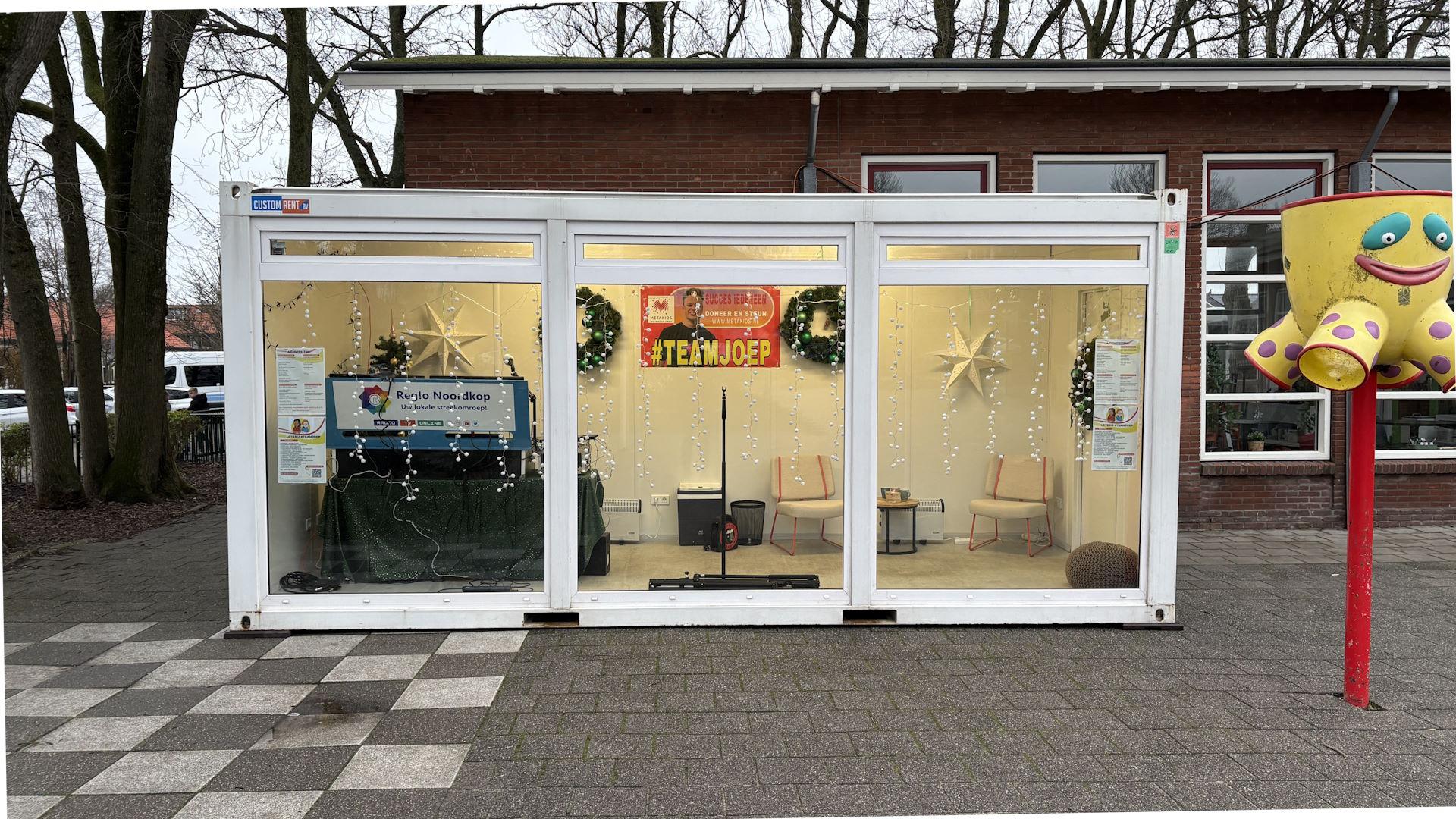 Vier dagen live radio vanuit Glazen Huis Den Helder