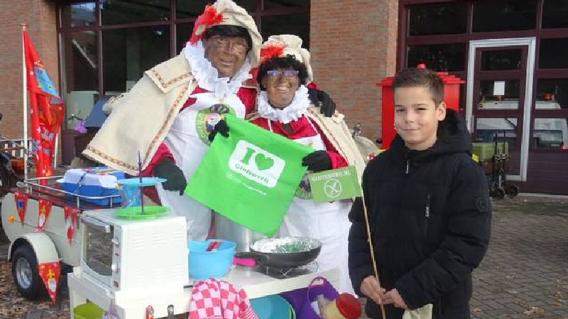 Glutenvrije Piet bij intocht Warmenhuizen