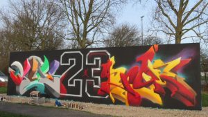 Een kleurrijk en flitsend 2023 in graffiti