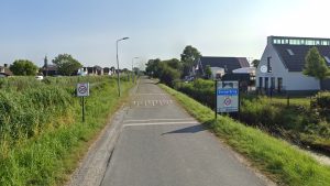 Snelheidsbeperkende maatregelen in Burgerbrug