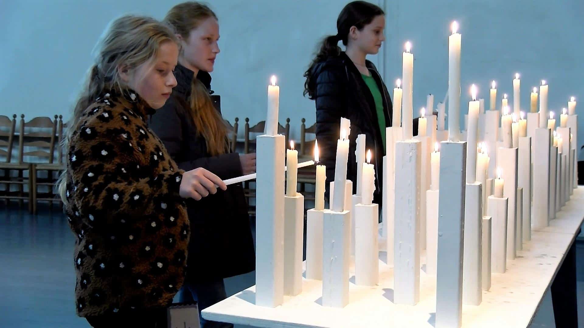 Repetitie dodenherdenking Tweede Wereldoorlog in de Hippolytuskerk (video)