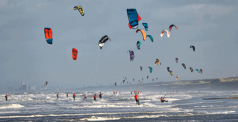 Inschrijving kitesurftocht Hoek tot Helder start 30 maart