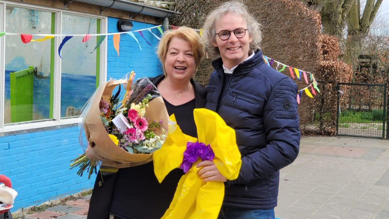 Team Hooijbergh feliciteert Michel en Astrid