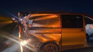 Flinke klapper op Afsluitdijk