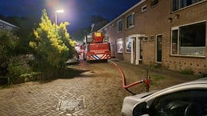 Woningbrand in Bloemstraat Den Helder