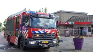 Brand bij supermarkt in ’t Zand