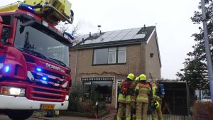 Schoorsteenbrand in Schagerbrug