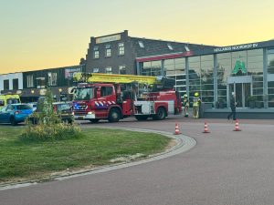 Grote brand in Breezand