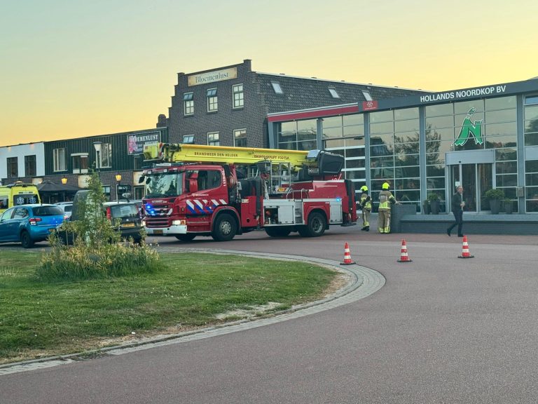 Grote brand in Breezand