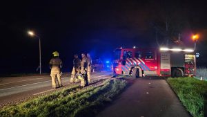 Grote brand in schuur in Kolhorn