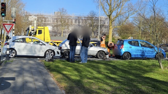 Kettingbotsing op N245 in Schagen