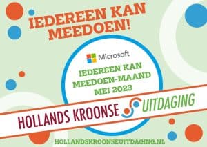 Hollands Kroonse Uitdaging organiseert Iedereen kan meedoen-maand