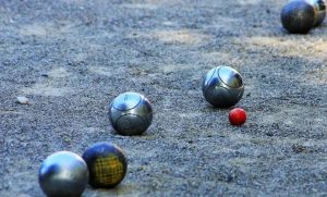Opening jeu de boules baan bij Campus de Terp