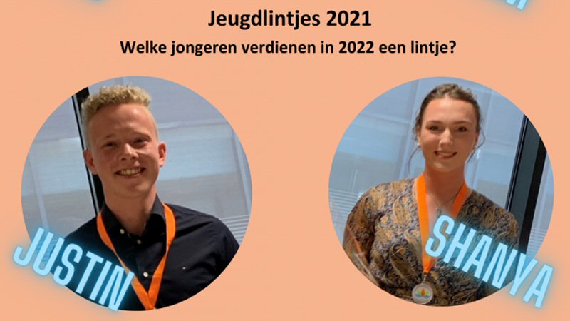 Meld jongeren aan voor een Jeugdlintje