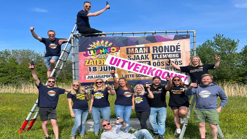 Julianapop 2022 helemaal uitverkocht