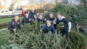 Kerstbomeninzameling op 9,10,11 en 12 januari
